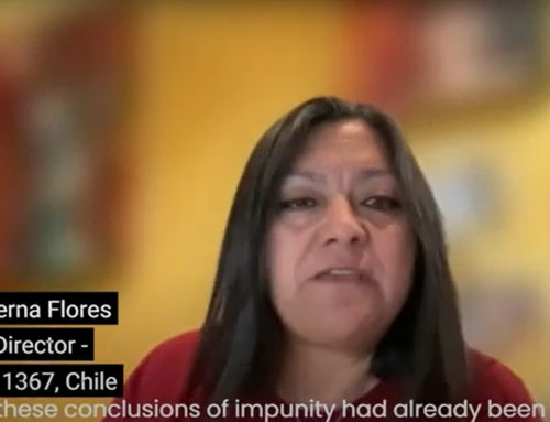 Marta Cisterna Flores se refiere a la impunidad endémica en Chile